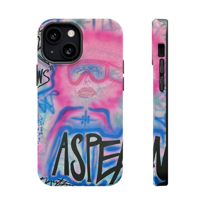 MagSafe "aspen aspirations" airbrush iPhone case