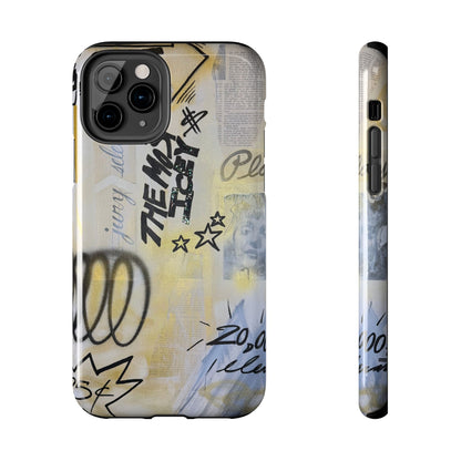 "golden glacier" airbrush iPhone case