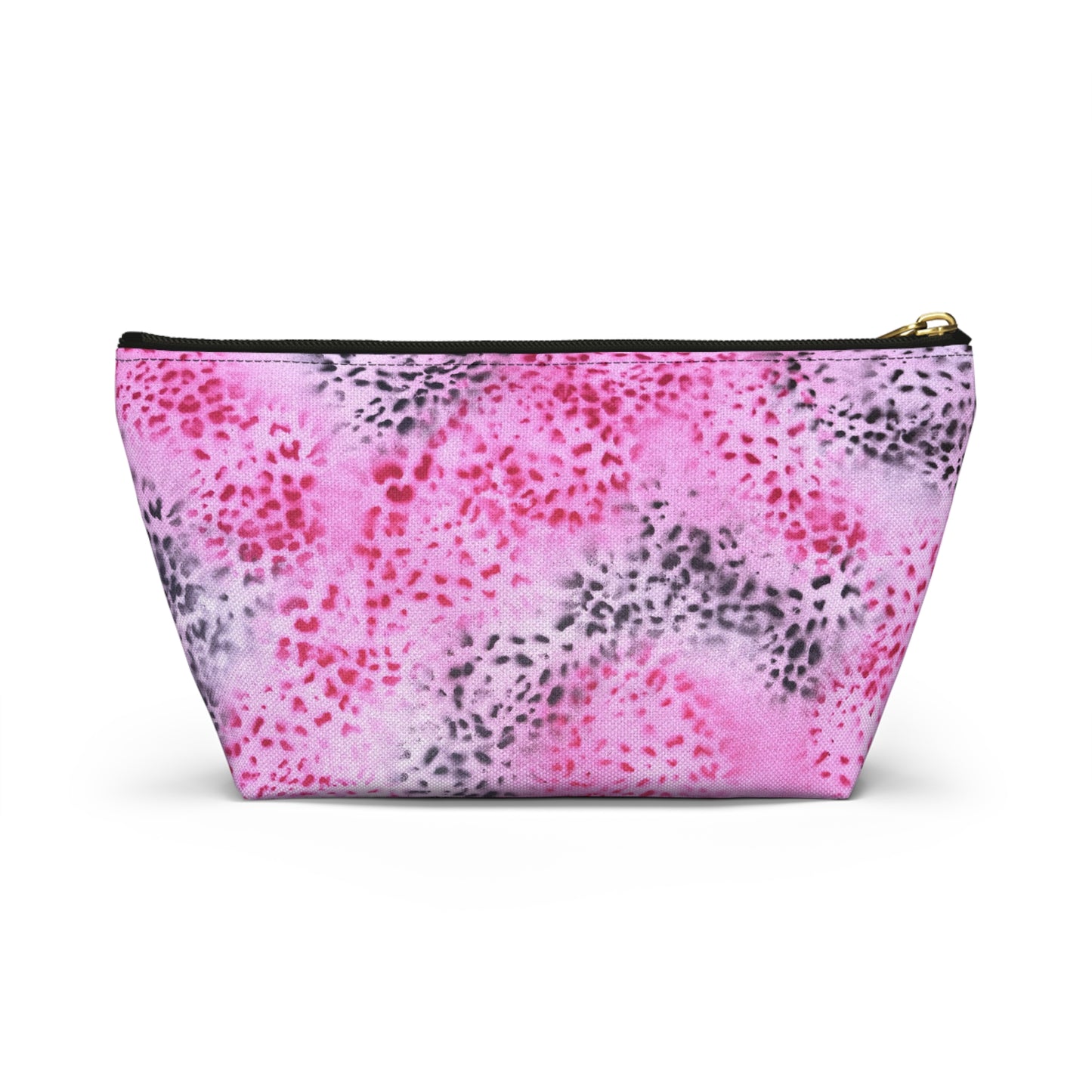 "pink cheetah pt. 2" airbrush makeup pouch