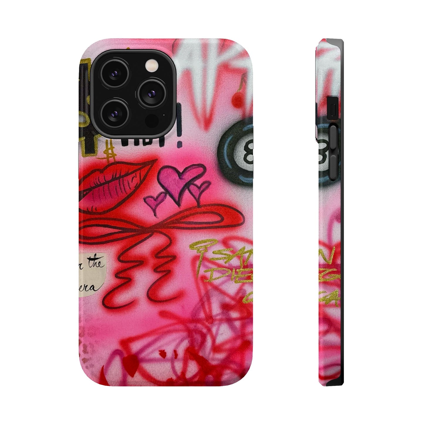 MagSafe "IT girl" airbrush iPhone case