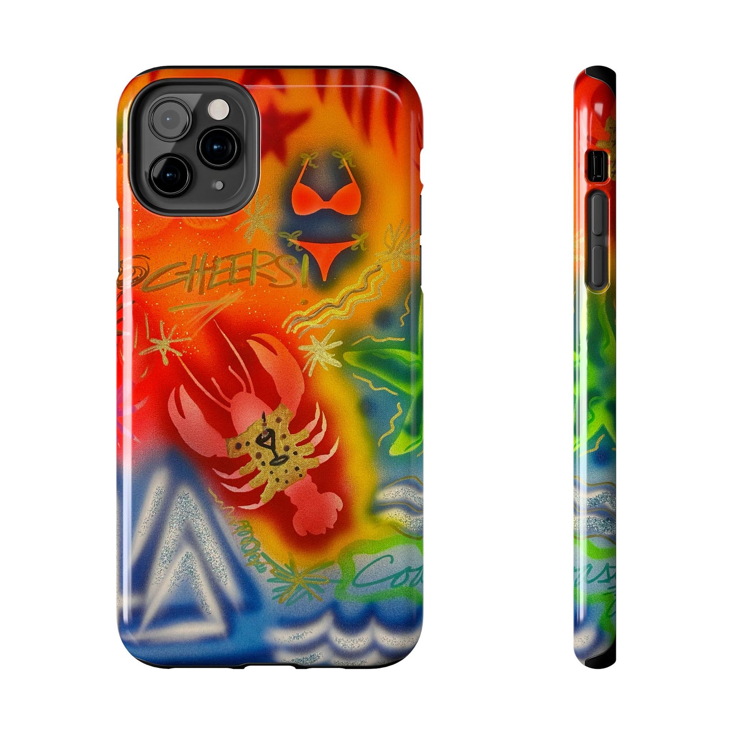 "tipsy lobster" airbrush iPhone case