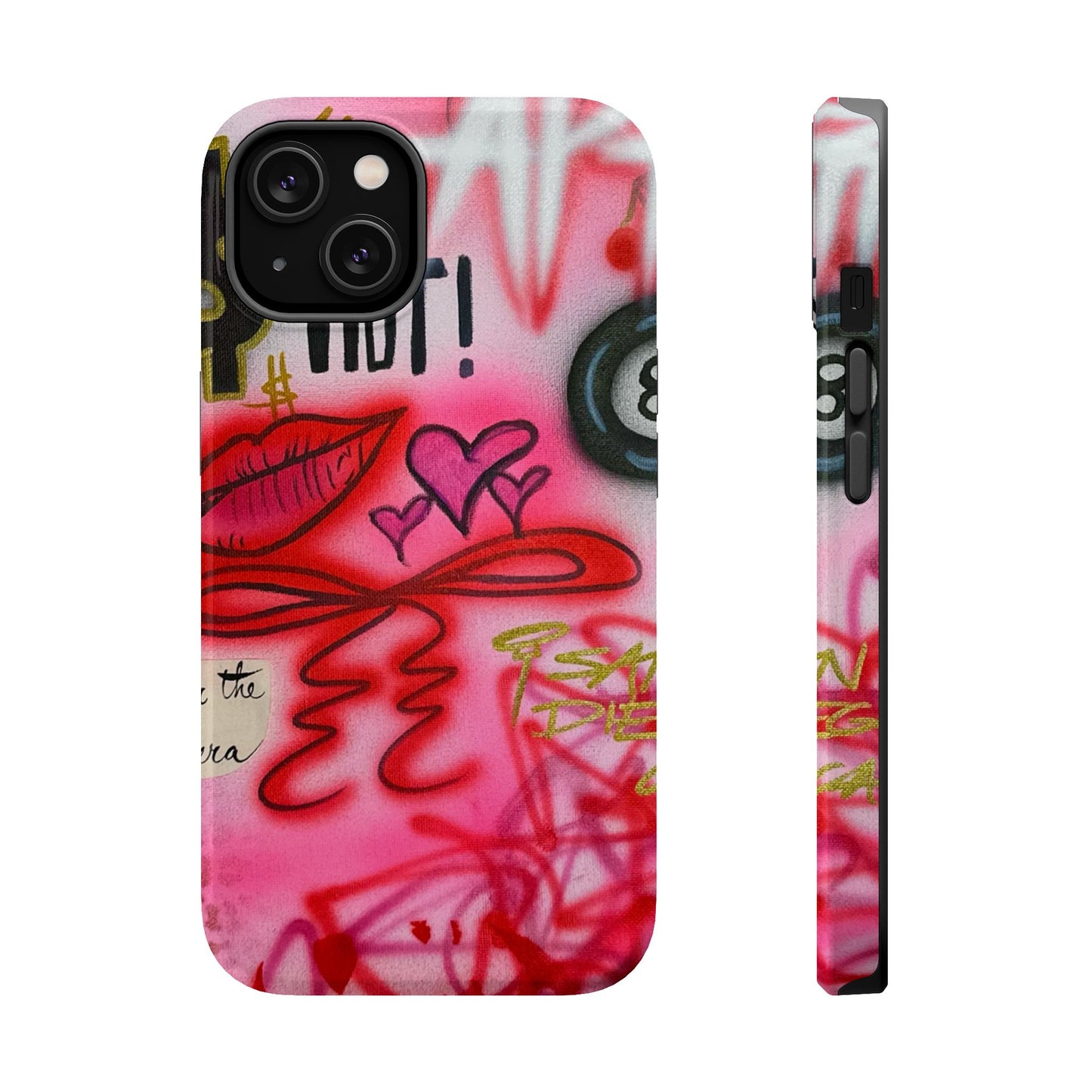MagSafe "IT girl" airbrush iPhone case