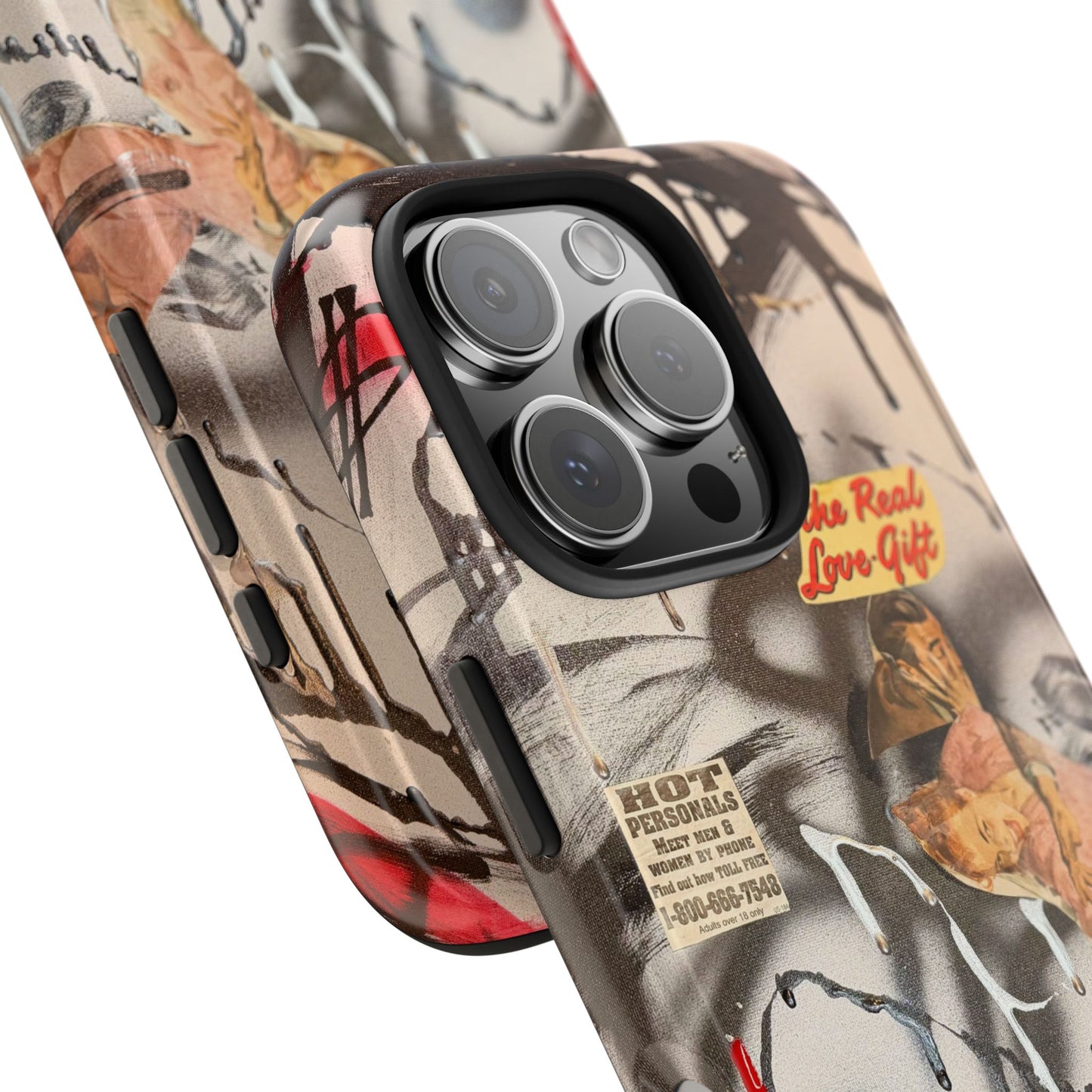 "real love" airbrush iPhone case