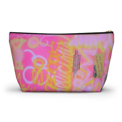 "so delicious" airbrush makeup pouch