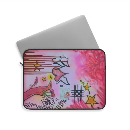 "cherry luvr" airbrush laptop sleeve