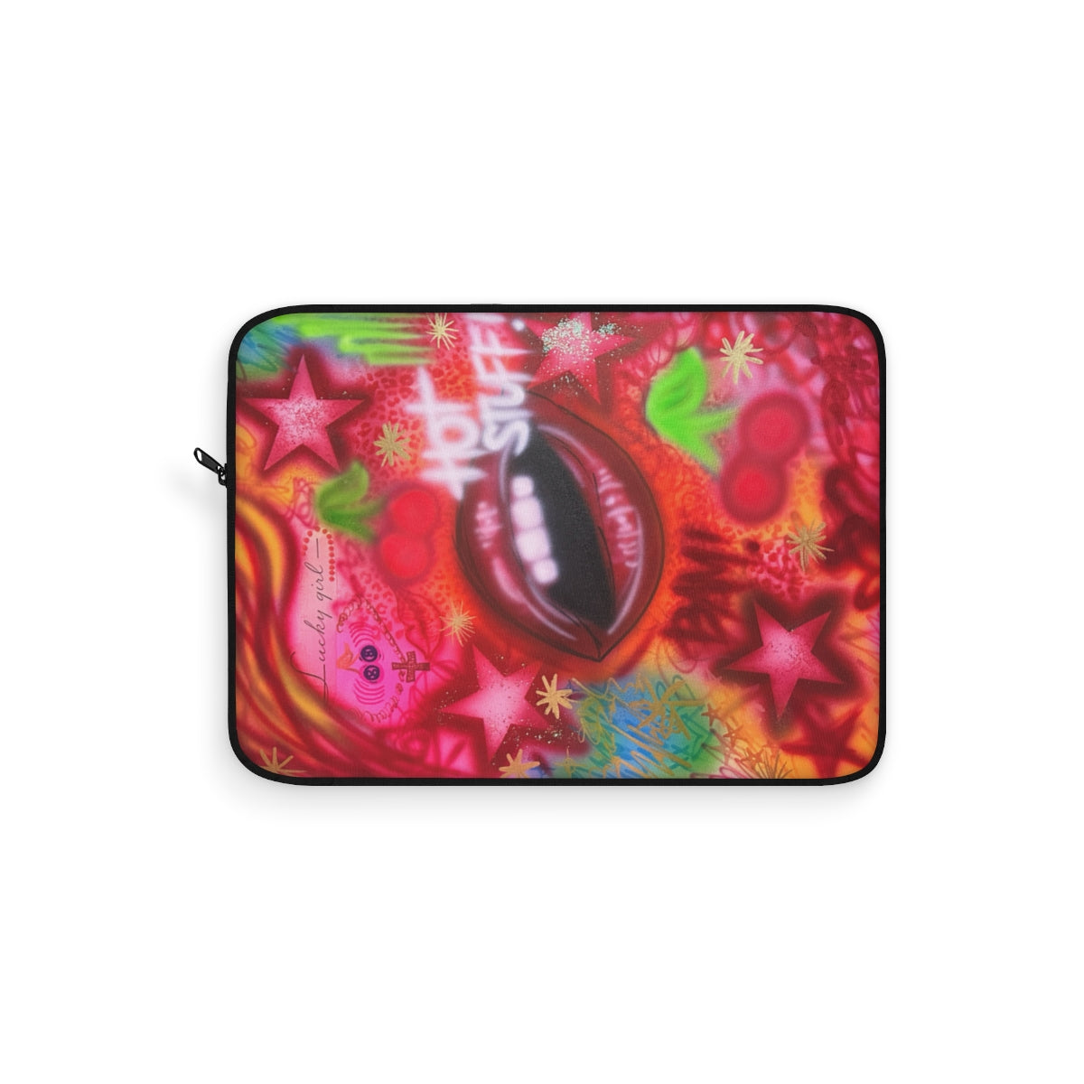 "hot stuff" airbrush laptop sleeve