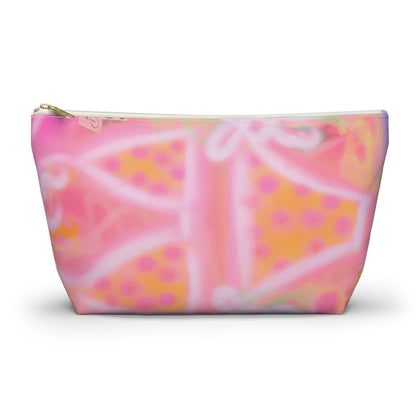 "yellow polka dot bikini" airbrush makeup pouch