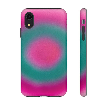 "watermelon swirl aura" airbrush iPhone case