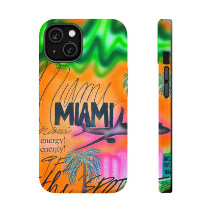 MagSafe "miami, fl" airbrush iPhone case