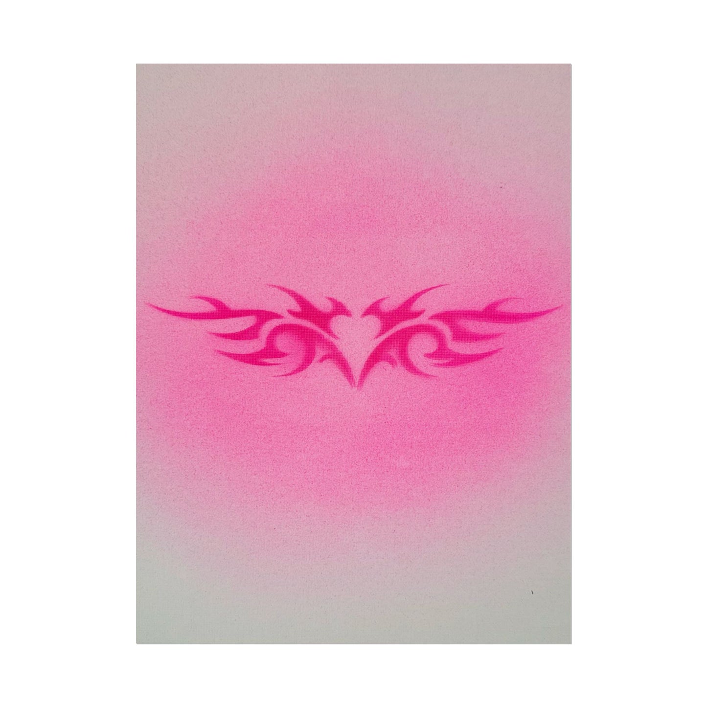 limited edition "trampstamp" airbrush rolled print
