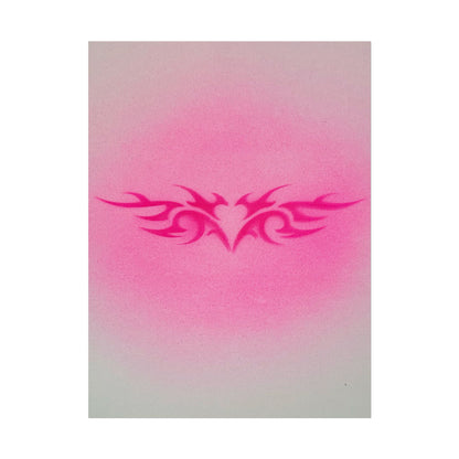 limited edition "trampstamp" airbrush rolled print