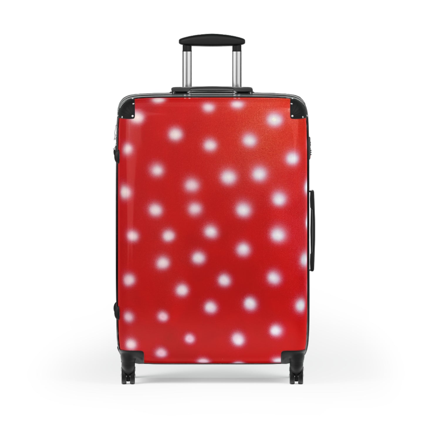 "cherry crush polka dot" airbrush suitcase