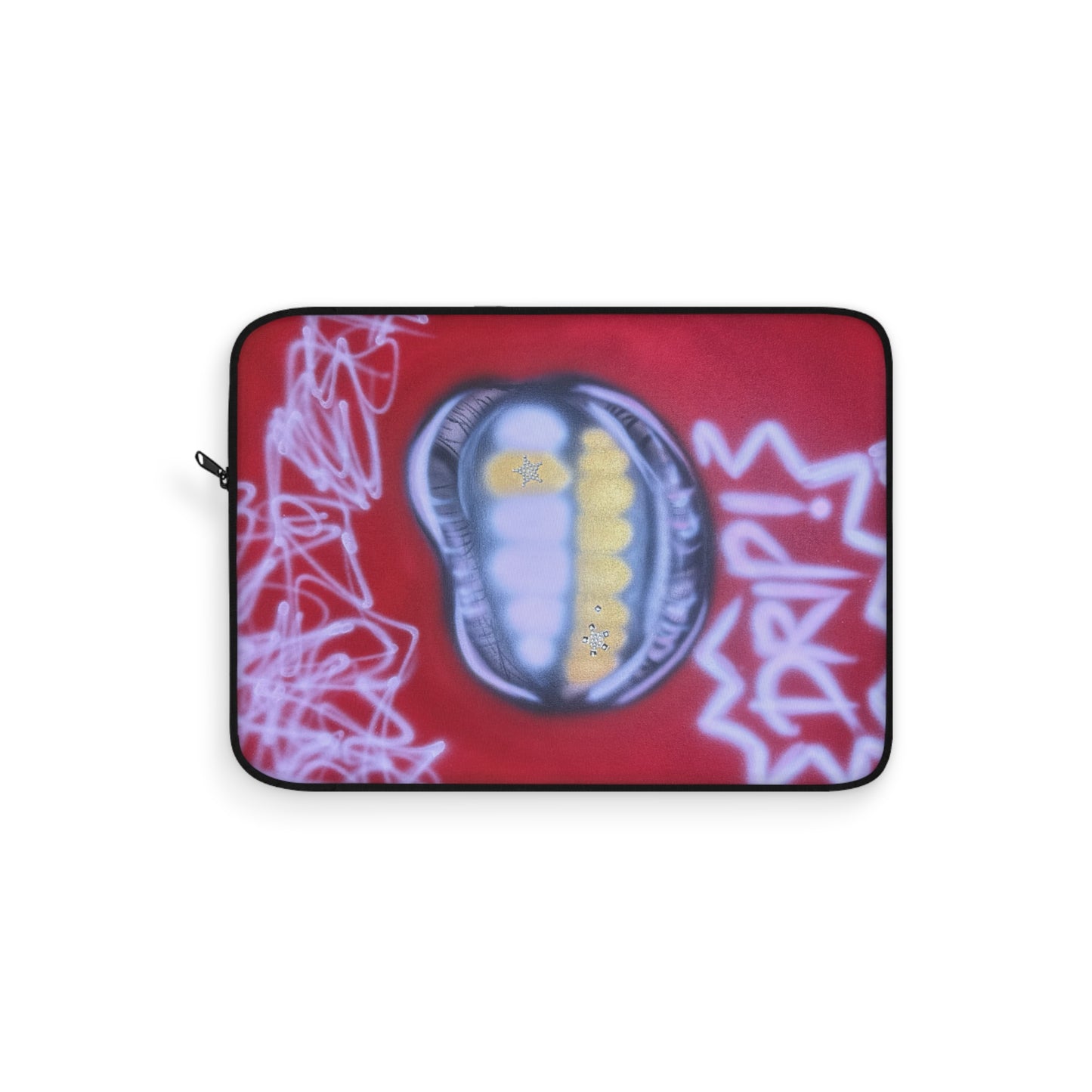 "tooth drip" airbrush laptop sleeve