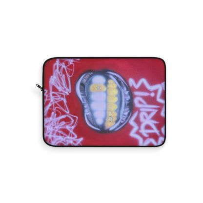 "tooth drip" airbrush laptop sleeve
