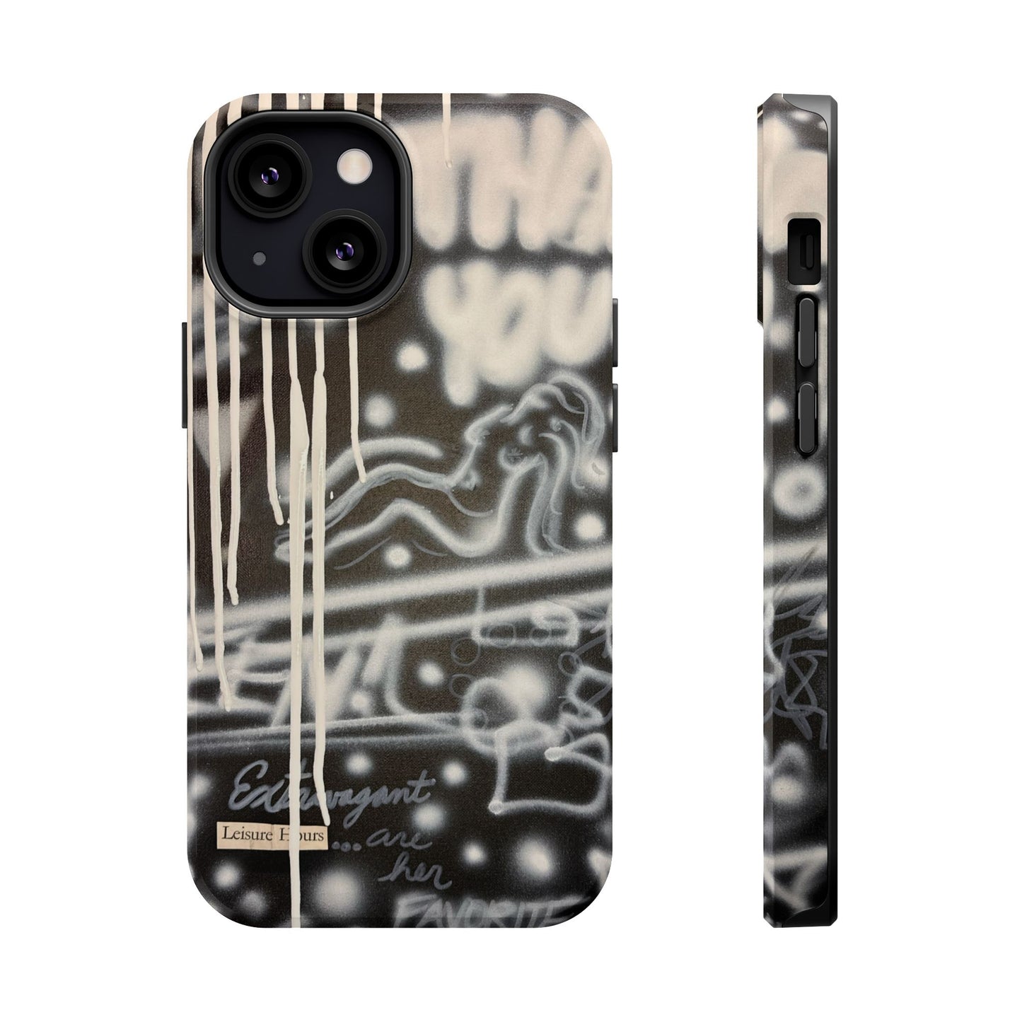 MagSafe "extravagant leisure" airbrush iPhone case