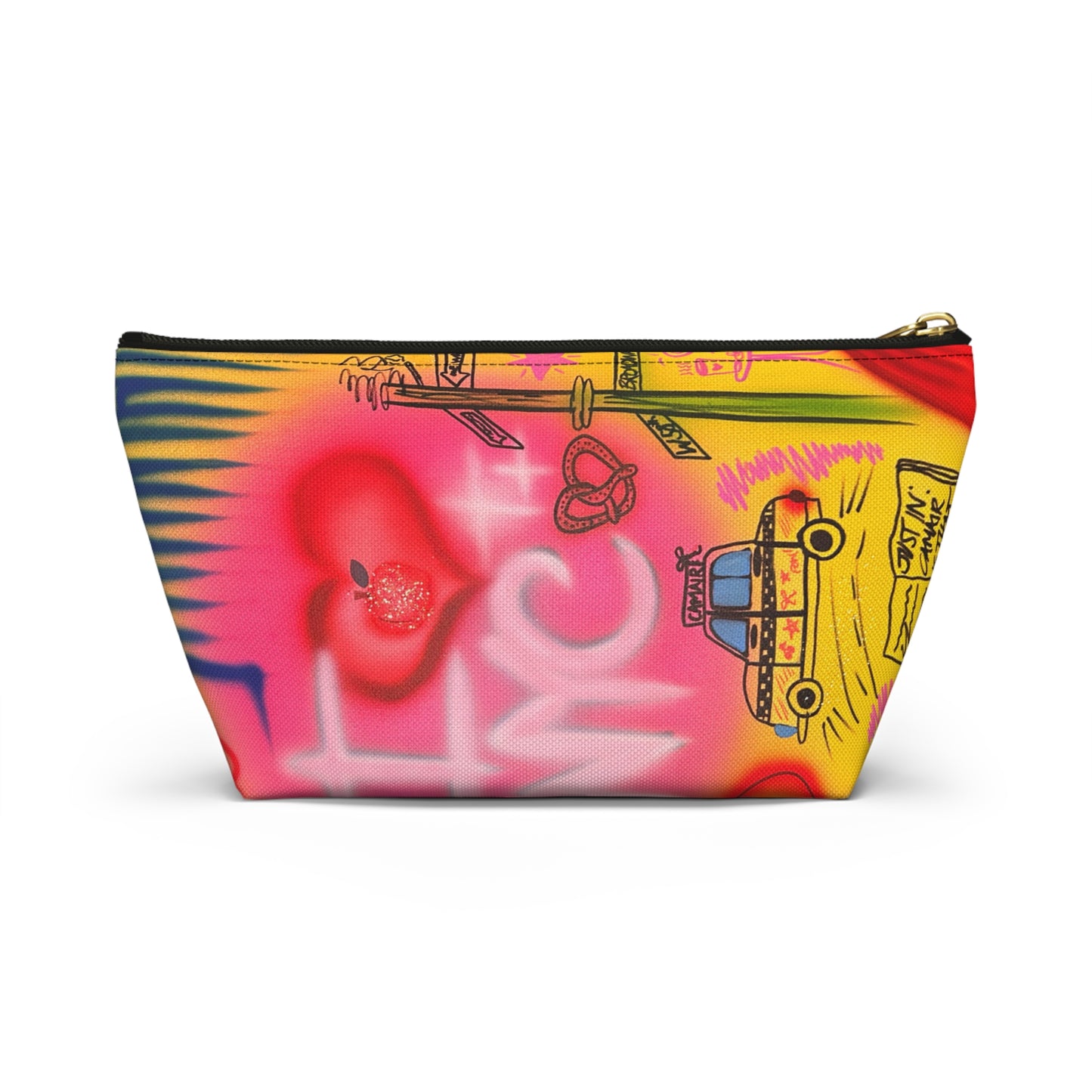 "in the city" airbrush makeup pouch