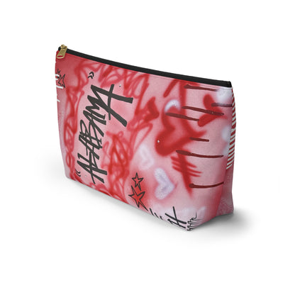 "alabama" airbrush makeup pouch
