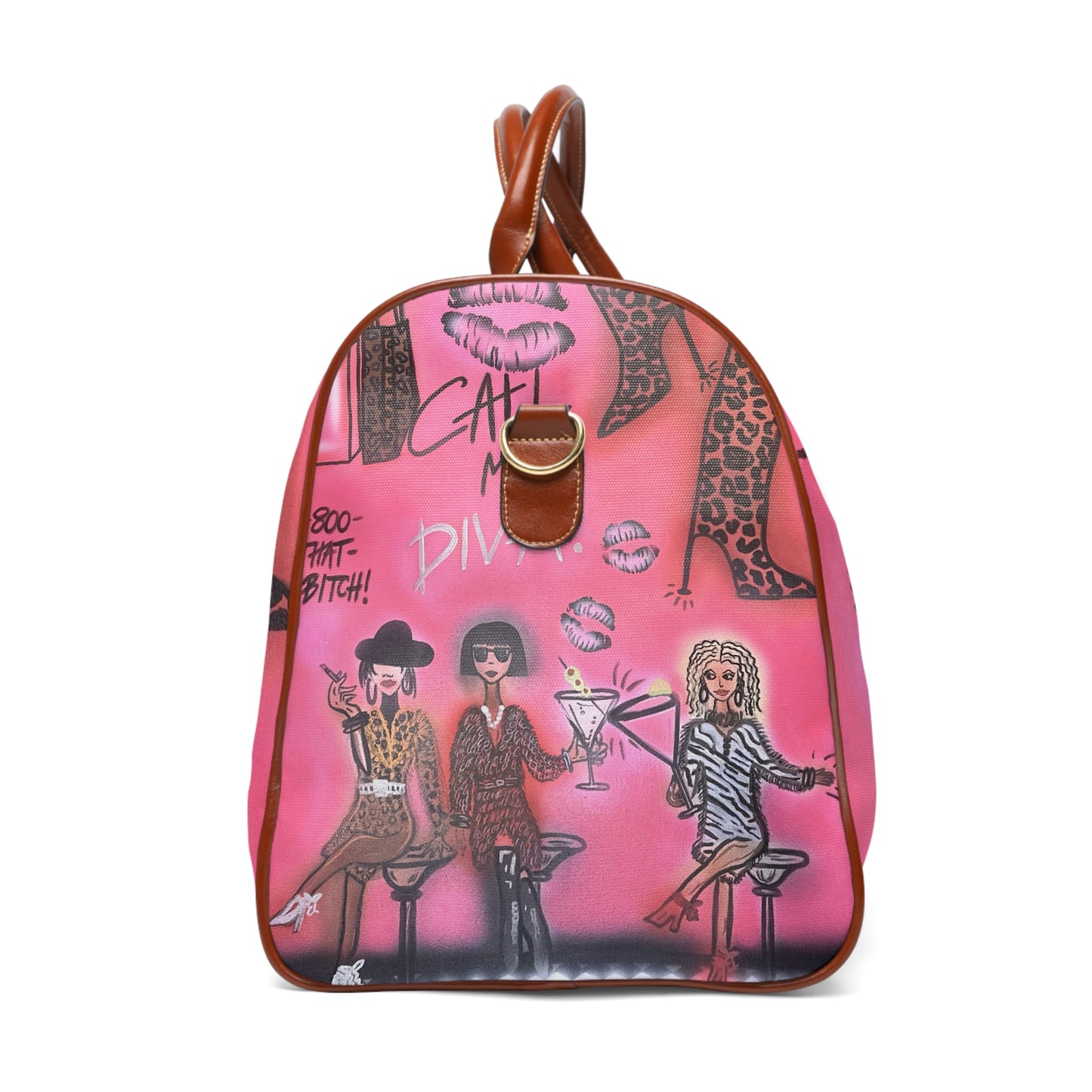 "party diva" airbrush waterproof travel bag