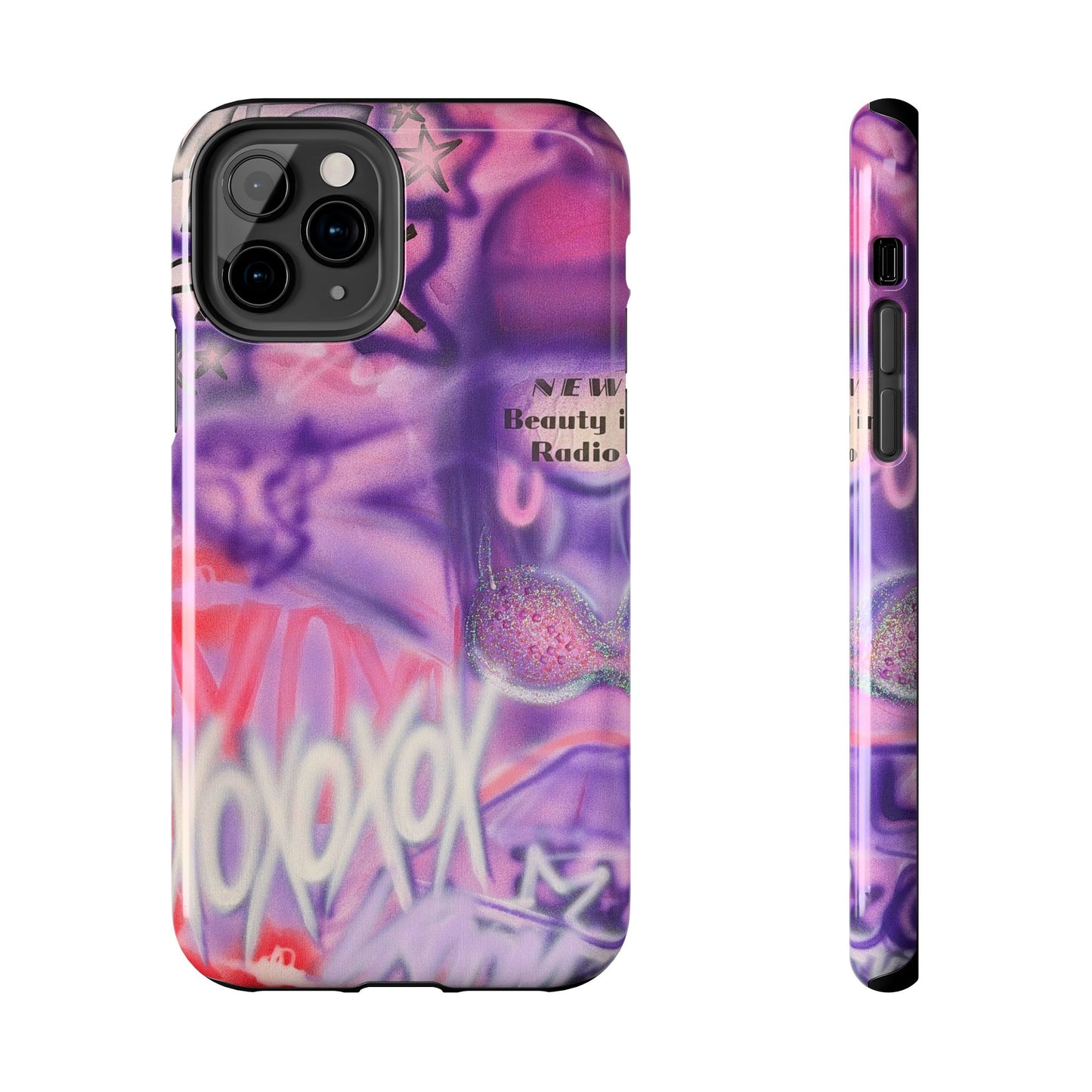 "mic check" airbrush iPhone case