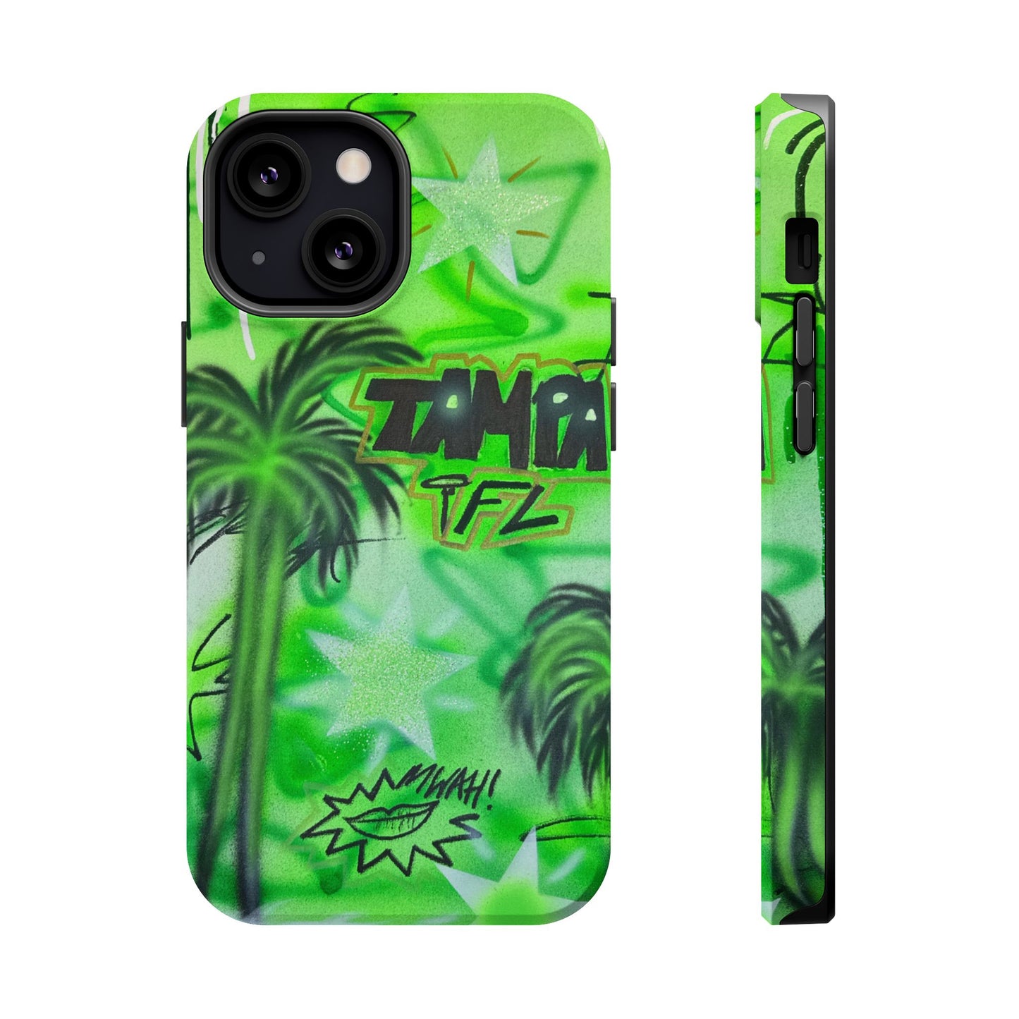 MagSafe "tampa, fl" airbrush iPhone case