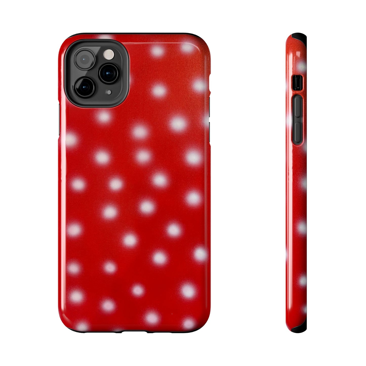 "cherry crush polka dot" airbrush iPhone case