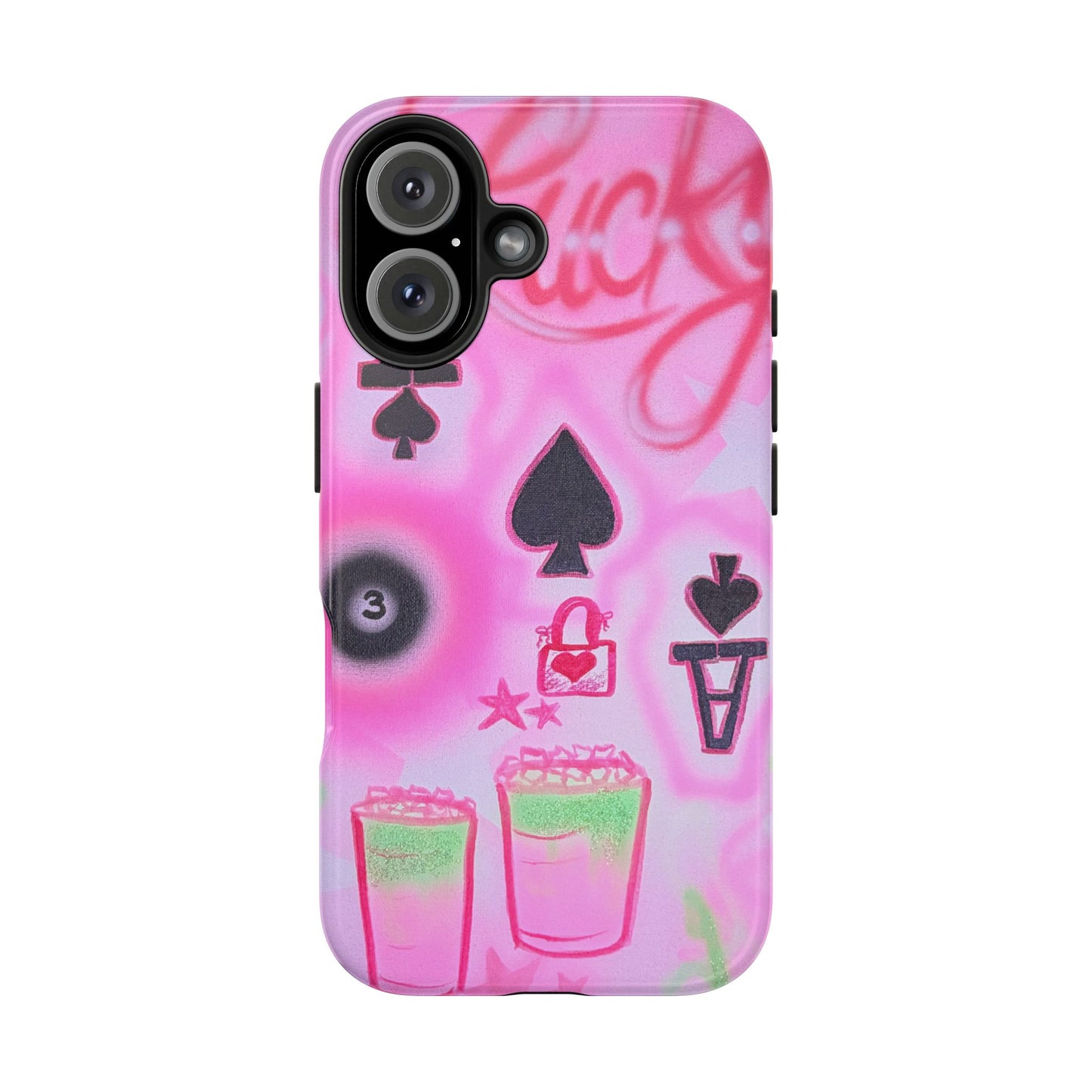 "lucky ace" airbrush iPhone case