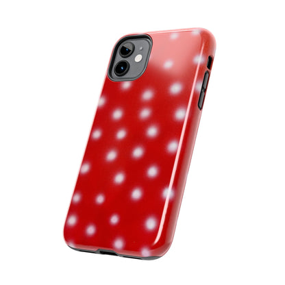 "cherry crush polka dot" airbrush iPhone case