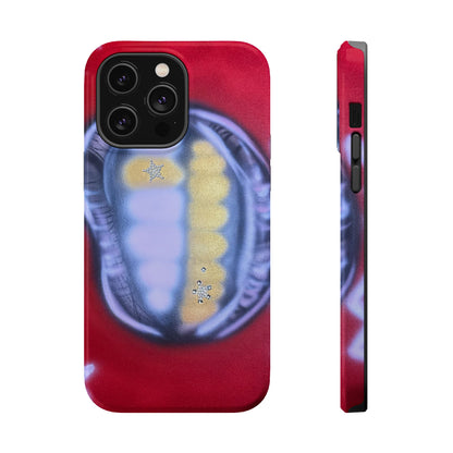 MagSafe "bite me bling" airbrush iPhone case