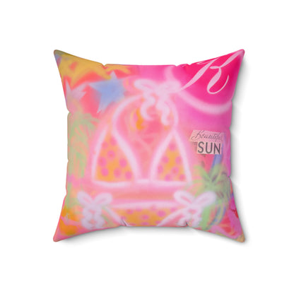 "camair x kaete" airbrush pillow