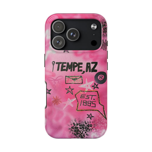 "tempe, az pt. 2" airbrush iPhone case
