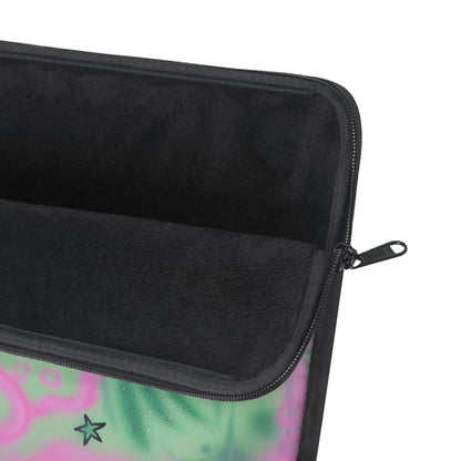 "matcha!" airbrush laptop sleeve