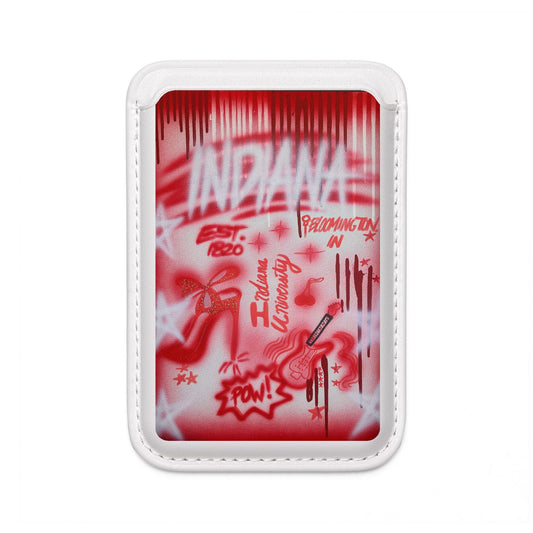 "indiana" airbrush vegan wallet (Magsafe® Compatible)