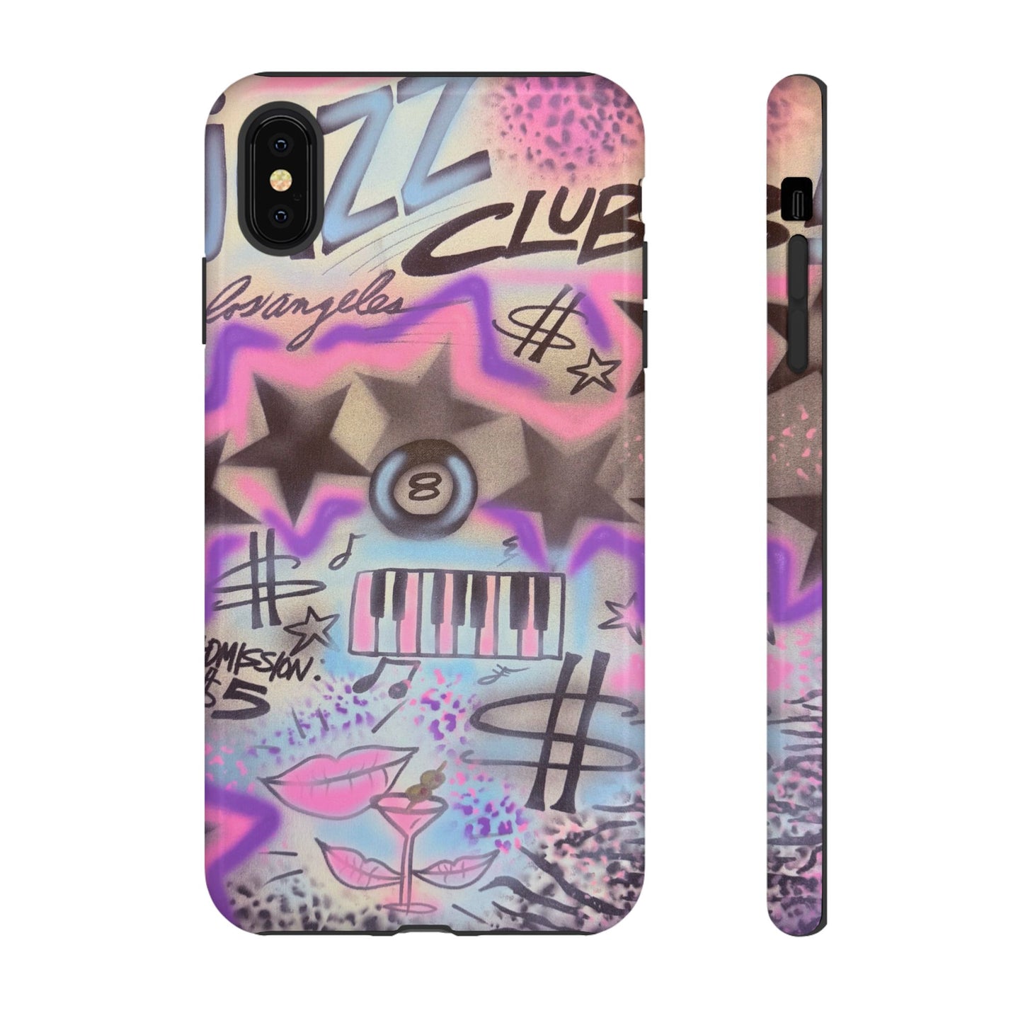 "jazz club" airbrush iPhone case