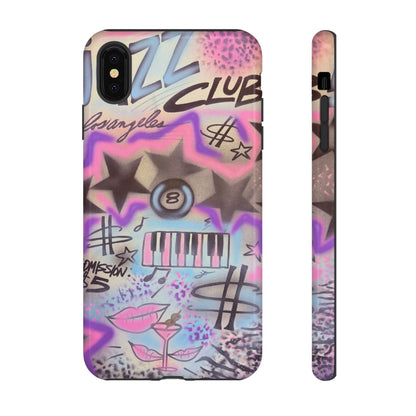 "jazz club" airbrush iPhone case