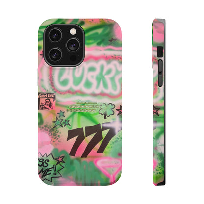 MagSafe "so lucky" airbrush iPhone case