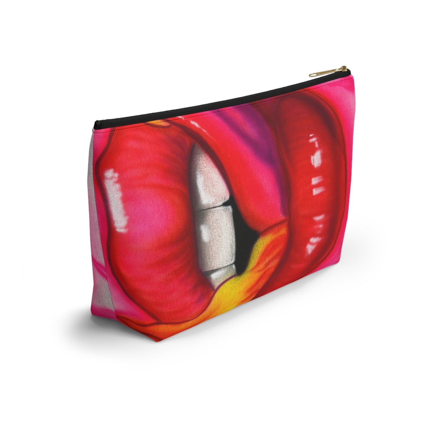 "flaming lips pt. 2" airbrush makeup pouch