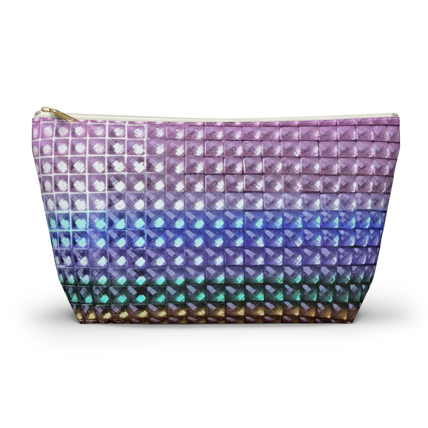 "multicolor studs" airbrush makeup pouch