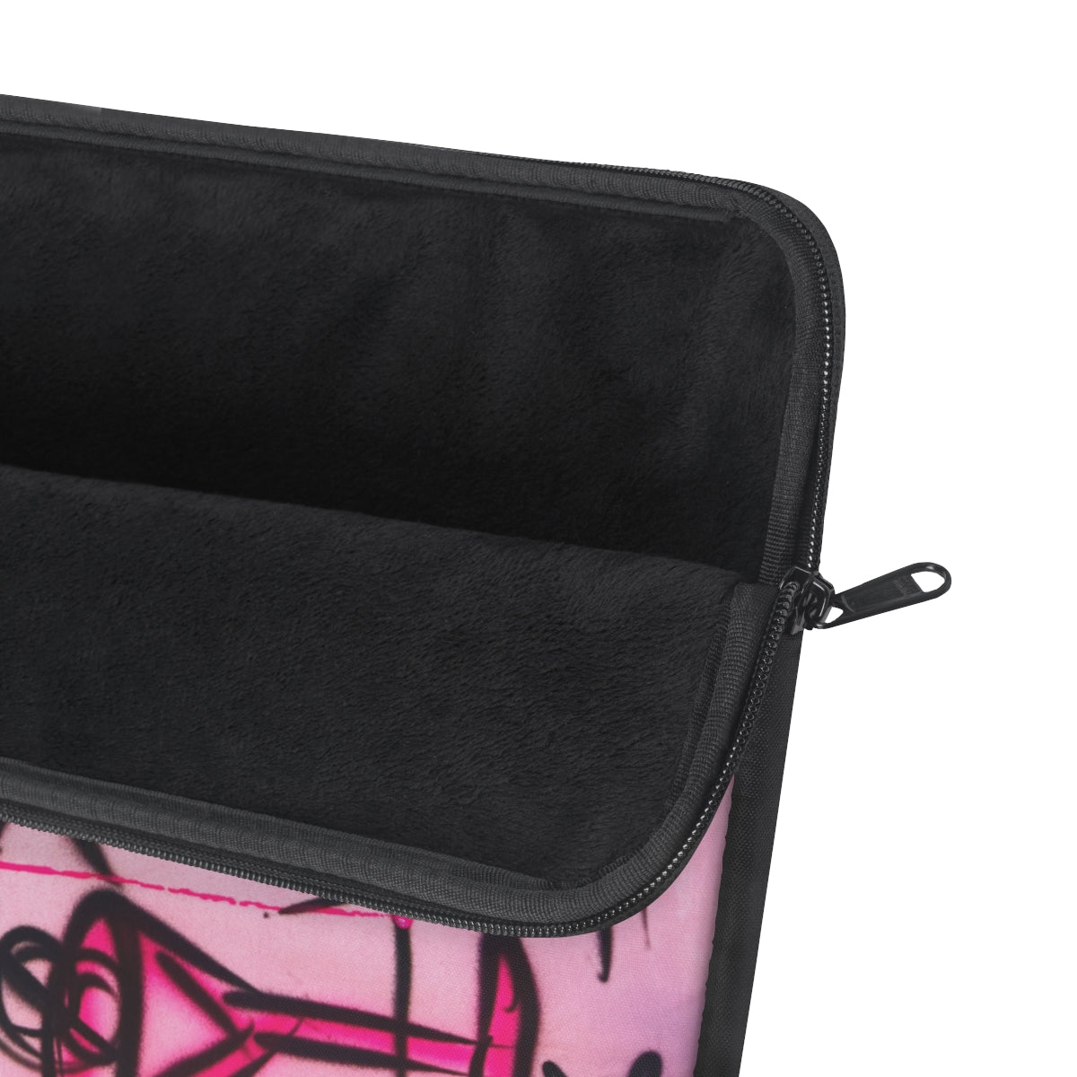 "glossy pout" airbrush laptop sleeve