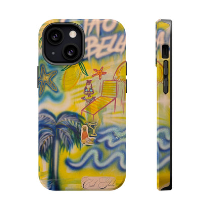 MagSafe "ciao bella" airbrush iPhone case