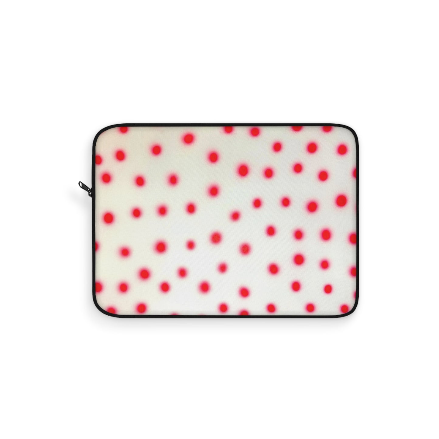 "vanilla cherry polka dot" airbrush laptop sleeve