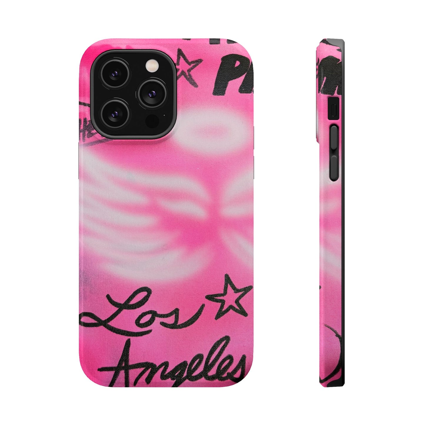 "pink angel wings" airbrush iPhone case
