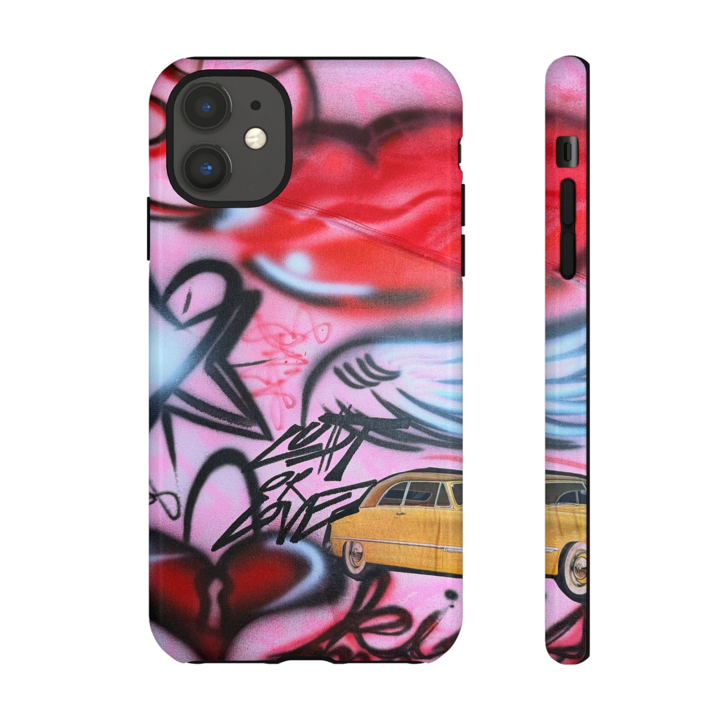 "lust or love" airbrush iPhone case