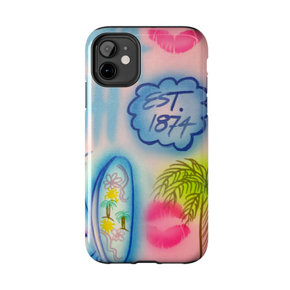 "in the wave" airbrush iPhone case