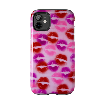 "mwah" airbrush iPhone case