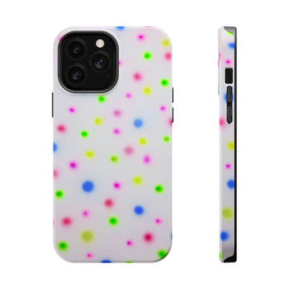 MagSafe "birthday cake polka dot" airbrush iPhone case