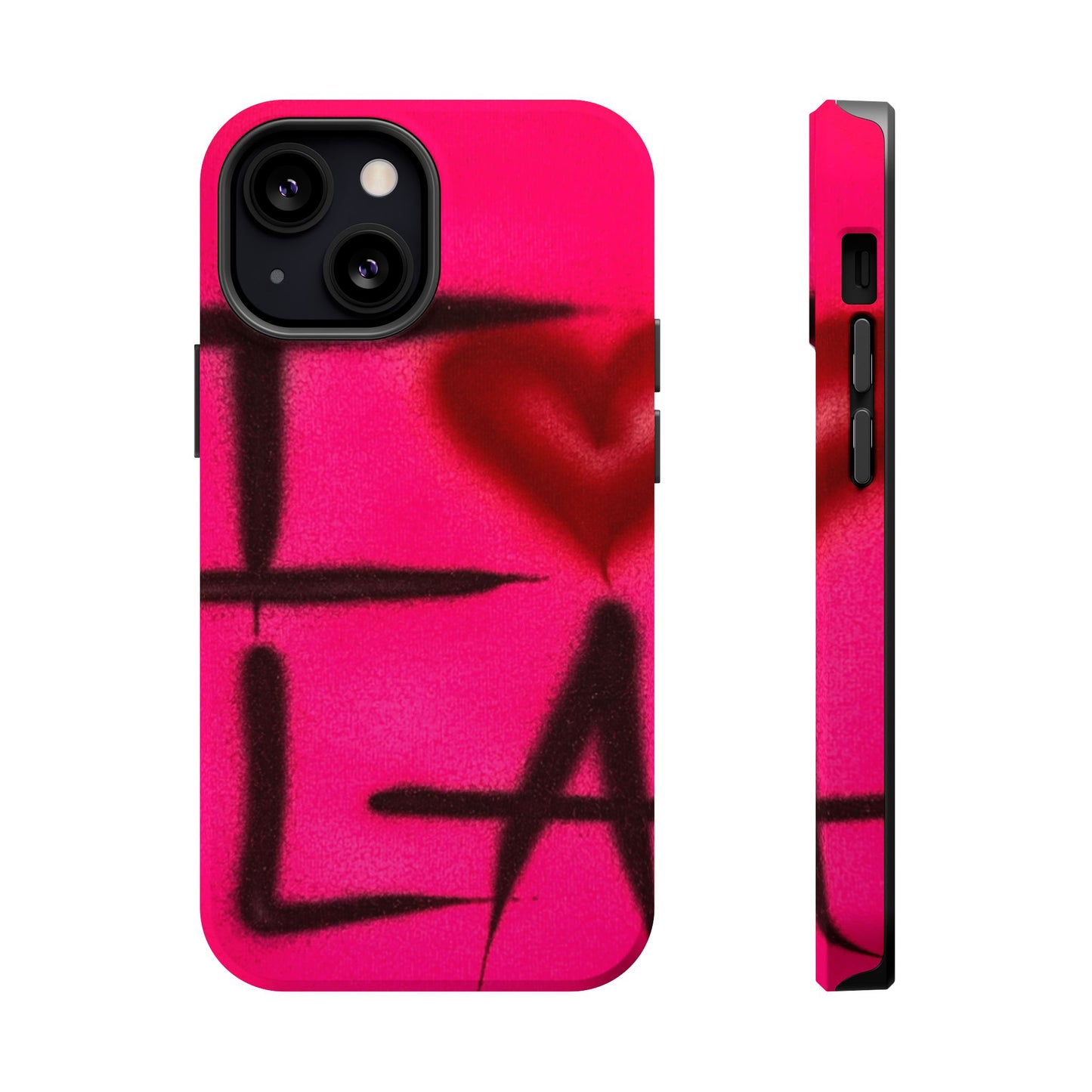 MagSafe "i <3 LA" airbrush iPhone case