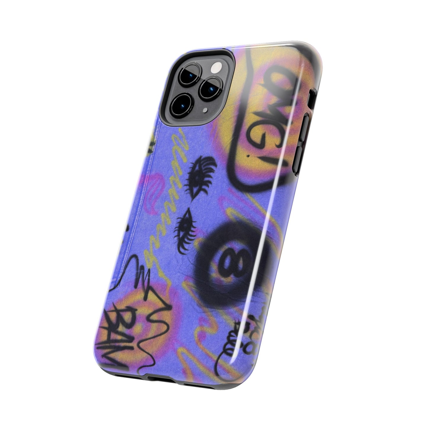 "eye$ on lies" airbrush iPhone case
