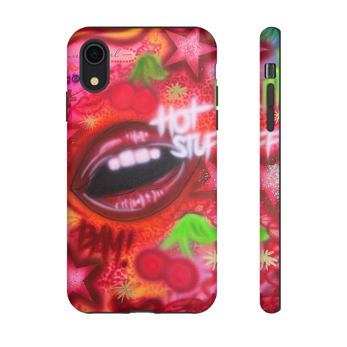 "hot stuff" airbrush iPhone case