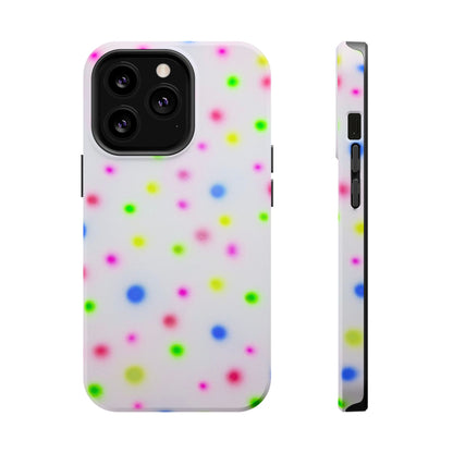 MagSafe "birthday cake polka dot" airbrush iPhone case
