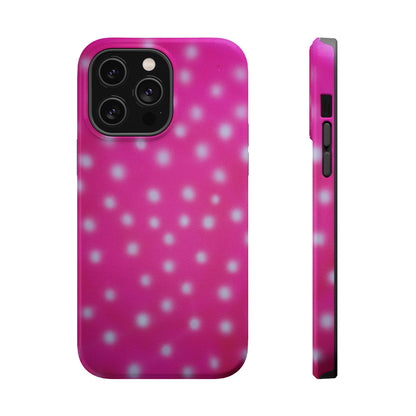 MagSafe "bubblegum polka dot" airbrush iPhone case